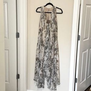 Chico's Women's Scattered Cheetah Print Sophia Dress Size 2